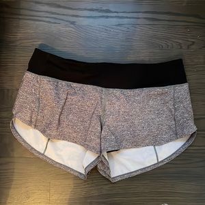 Lululemon Gray Speed Up Low-Rise 2.5in Shorts